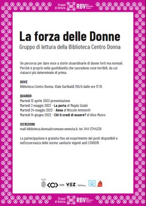 La forza delle donne - Biblioteca Centro Donna