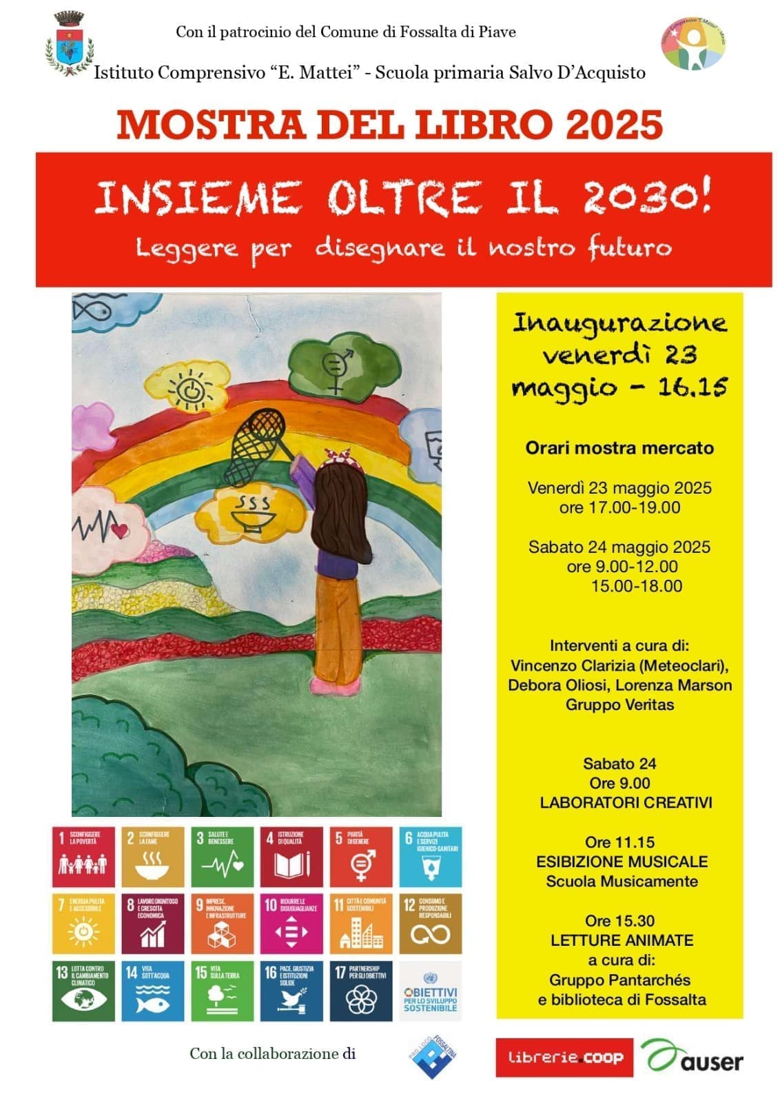 MOSTRA DEL LIBRO: INSIEME OLTRE IL 2030. LEGGERE PER DISEGNARE IL NOSTRO FUTURO