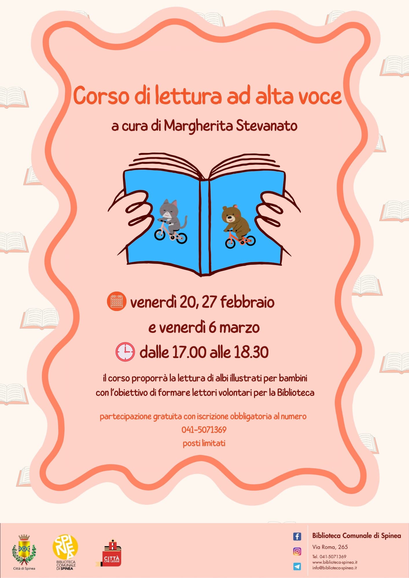 Corso di lettura ad alta voce a cura di Margherita Stevanato