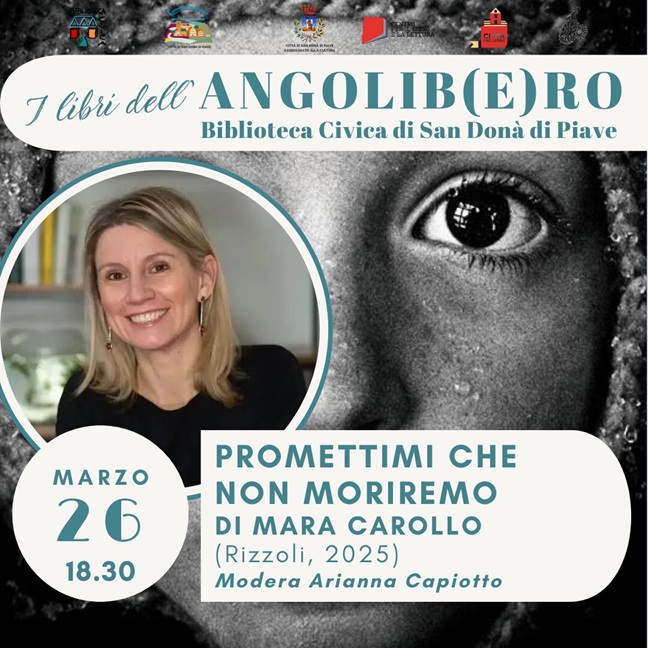 Mara Carollo presenta "Promettimi che non moriremo"
